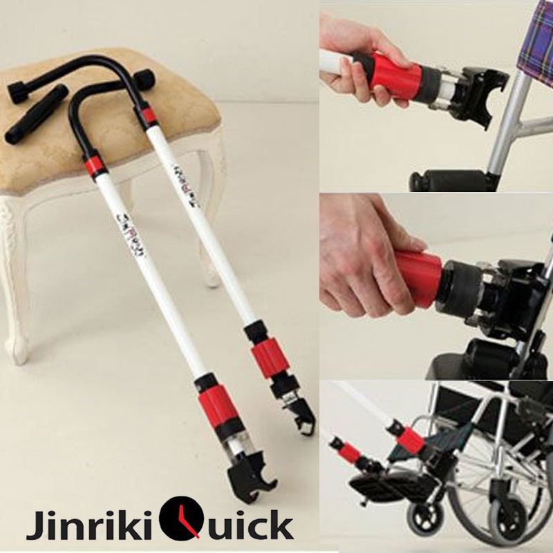 【商品紹介】簡易装着型けん引式車いす補助装置JINRIKI Quick(じんりきクイック)