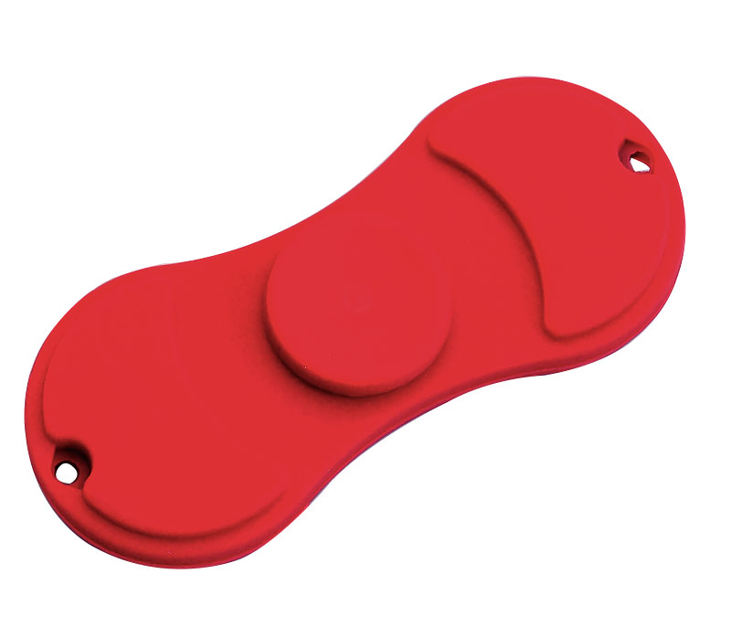 ハンドスピナー Hand Spinner トルクバータイプ(2枚羽) レッド