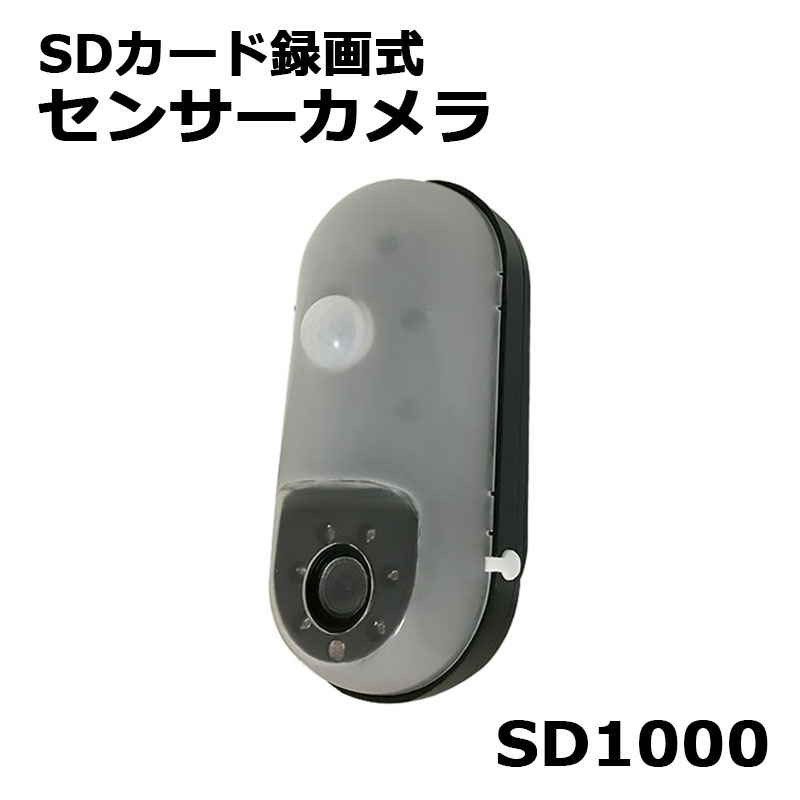 【商品紹介】リーベックス SDカード録画式センサーカメラ SD1000
