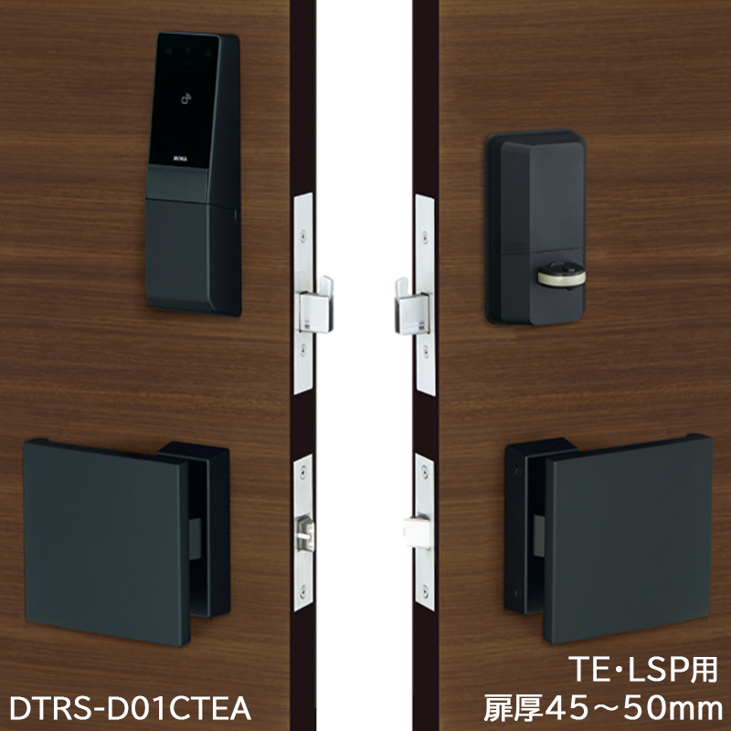 【商品紹介】MIWA 電動サムターンユニット DTRS2smart 1ロック DTRS-D01CTEA-BK DT45〜50
