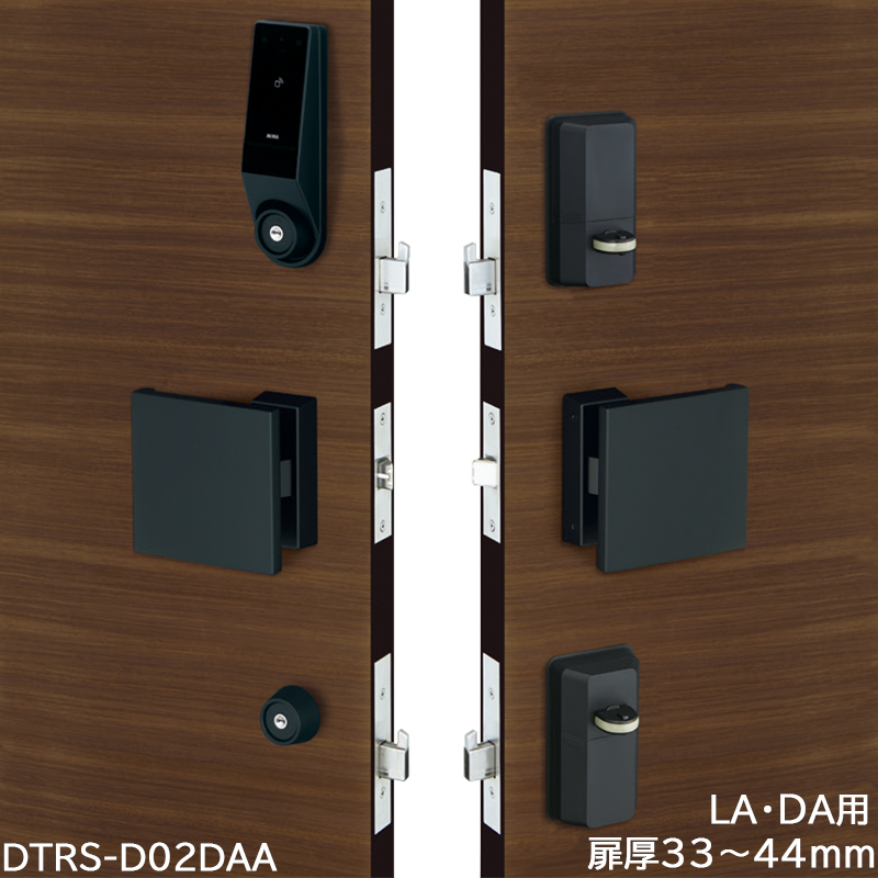 【商品紹介】MIWA 電動サムターンユニット DTRS2smart 2ロック DTRS-D02DAA-BK DT33〜44