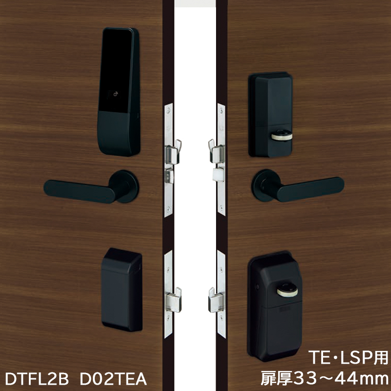 【商品紹介】MIWA 電池式電動サムターンユニット PiACK2 smart DTFL2BD02TEA DT33〜44 BK