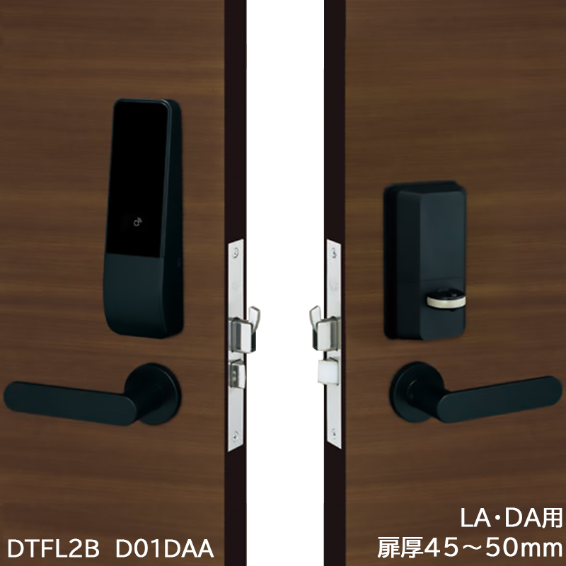 【商品紹介】MIWA 電池式電動サムターンユニット PiACK2 smart DTFL2BD01DAA DT45〜50 BK