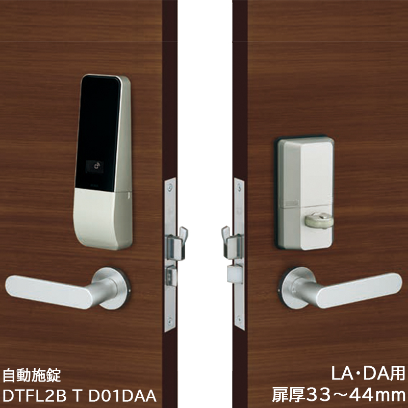 【商品紹介】電池式電動サムターンユニット 自動施錠 PiACK2 smart DTFL2BT-D01DAA DT33〜44 SF