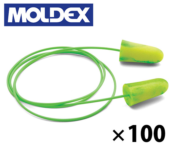 【商品紹介】耳栓(耳せん)MOLDEX モルデックス ゴーイングリーン紐付6622 100個